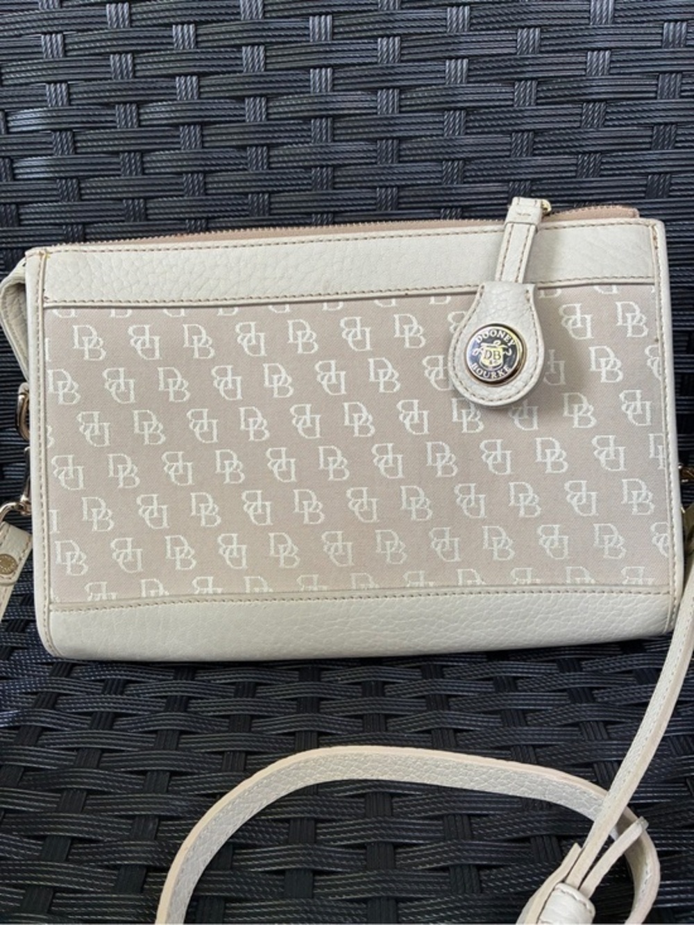 Dooney & Bourke Beige Crossbody Bag